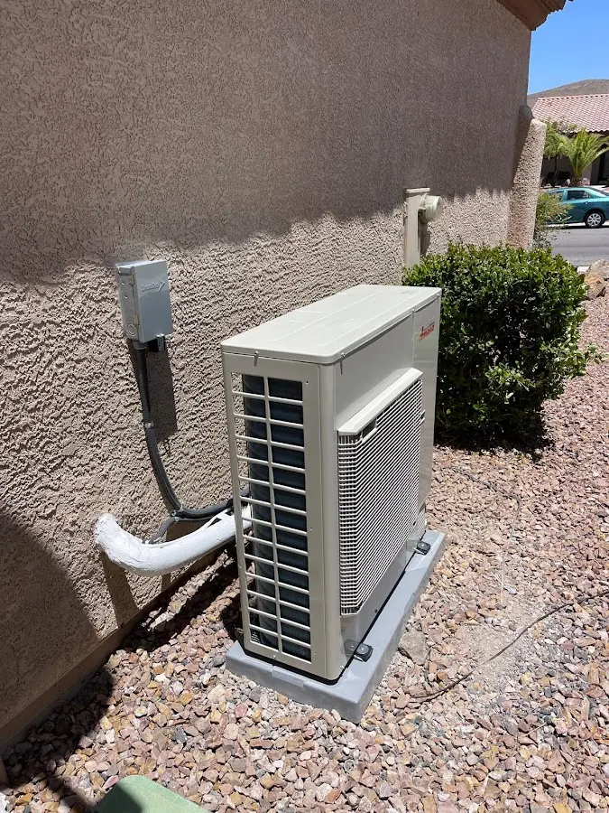 Residential air conditioning condenser unit in Lower Burrell